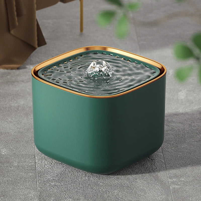 flowing water fountain for cats