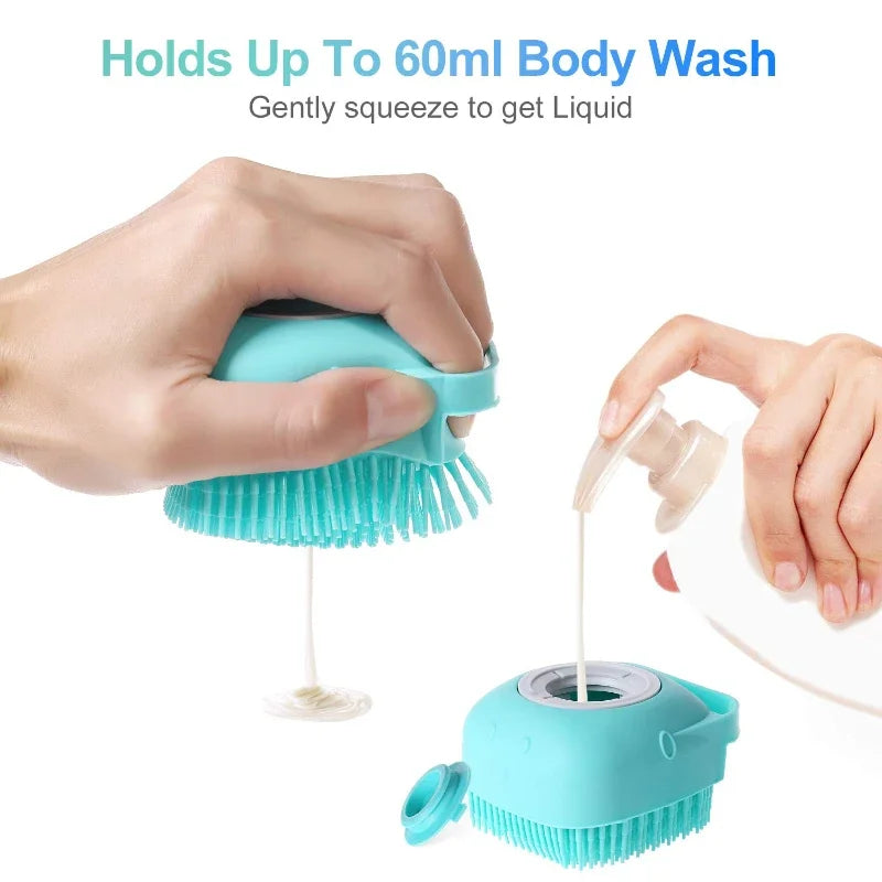 shampoo cleaning brush