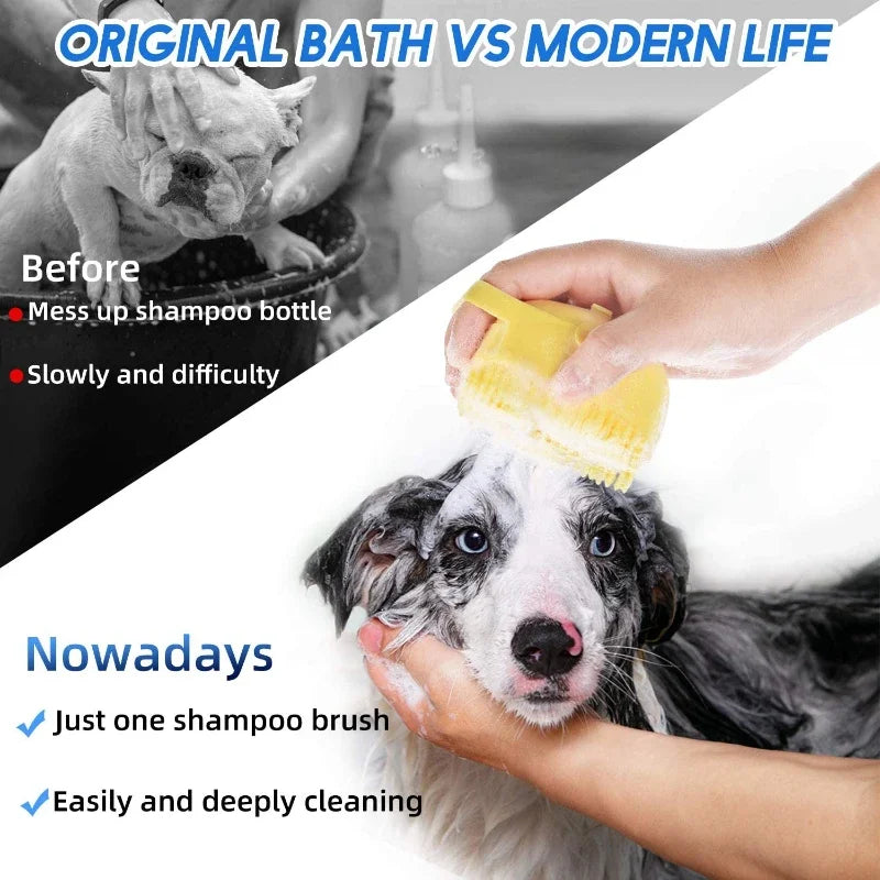 shampoo cleaning brush